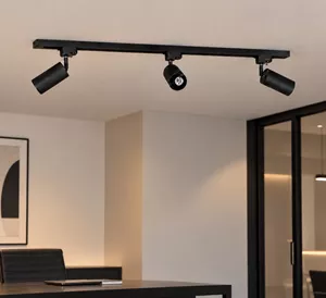 ALESSA 3'lü Metal Modern Ray Spot Avize LED GU10 Duy Uyumlu Hareketli Yönlendirilebilir Demir Başlıklı Dekoratif Tavan Avizesi Salon Mutfak Yemek Masası Antre Koridor Aydınlatma – 75 cm Genişlik